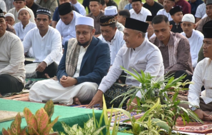 Kodam XIII/Merdeka Gelar Salat Idul Fitri 1447 H Bersama, Pangdam: Momentum Kembali Kepada Fitrah