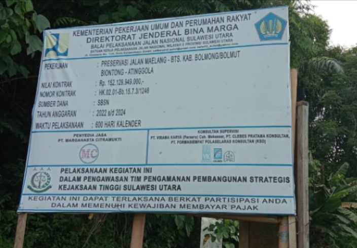 ‎Rp 152 Miliar Sudah Digelontorkan, Rp 27 Miliar Kembali Muncul di Ruas Maelang–Atinggola — INAKOR: Jangan Sampai Terindikasi Jadi “Bancakan” dan Cederai Asta Cita